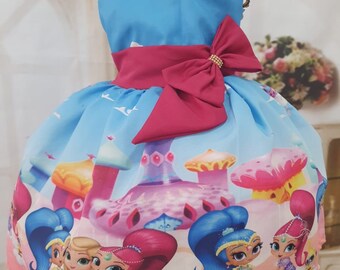 shimmer and shine birthday dress Short Dress 28249 by Ava Presley Periwinkle / 6 main image 0