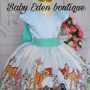 Bambi Dress Liberty - Green Liberty