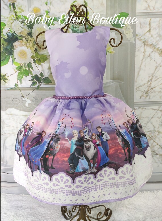 Frozen frock online hotsell