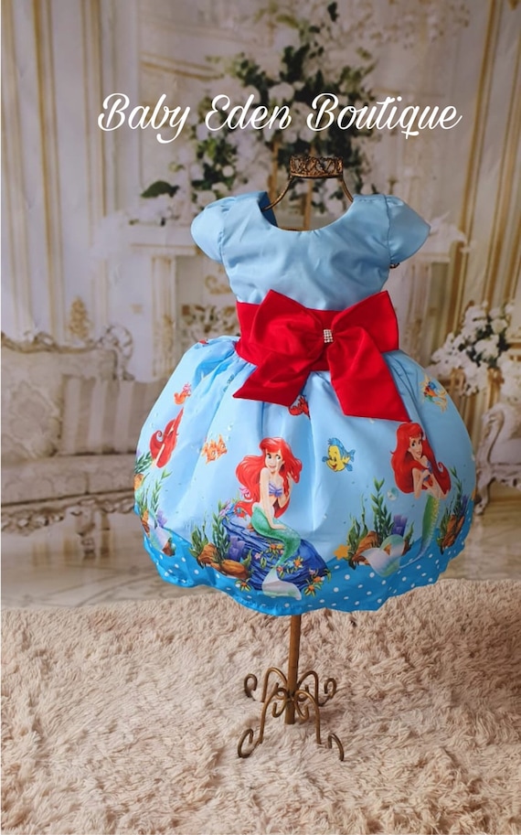 Vestido de cumpleaños de Ariel/el vestido de sirenita/vestido - Etsy España Vestido de cumpleaños de Ariel/el vestido de sirenita/vestido - Etsy España