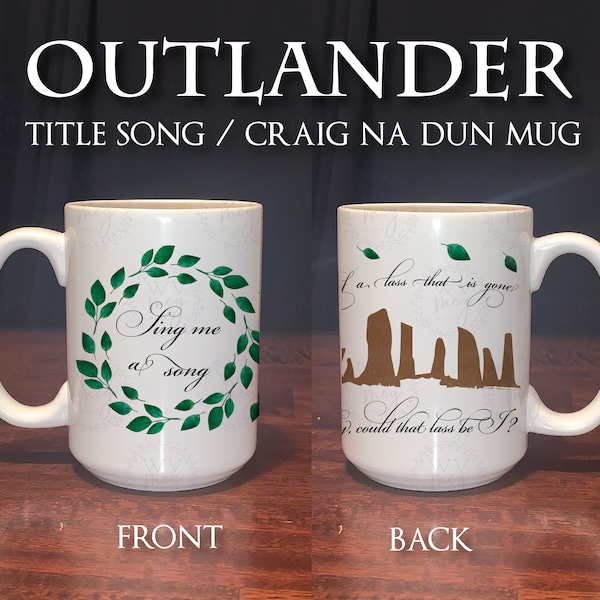 Outlander Theme Song Craig Na Dun 15 Oz. Mug