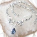 Meredith178 reviewed Navy Blue Swarovski crystal Bridal necklace Bridal jewelry Swarovki Blue shade Crystal necklace Bridesmaid necklace Wedding jewelry