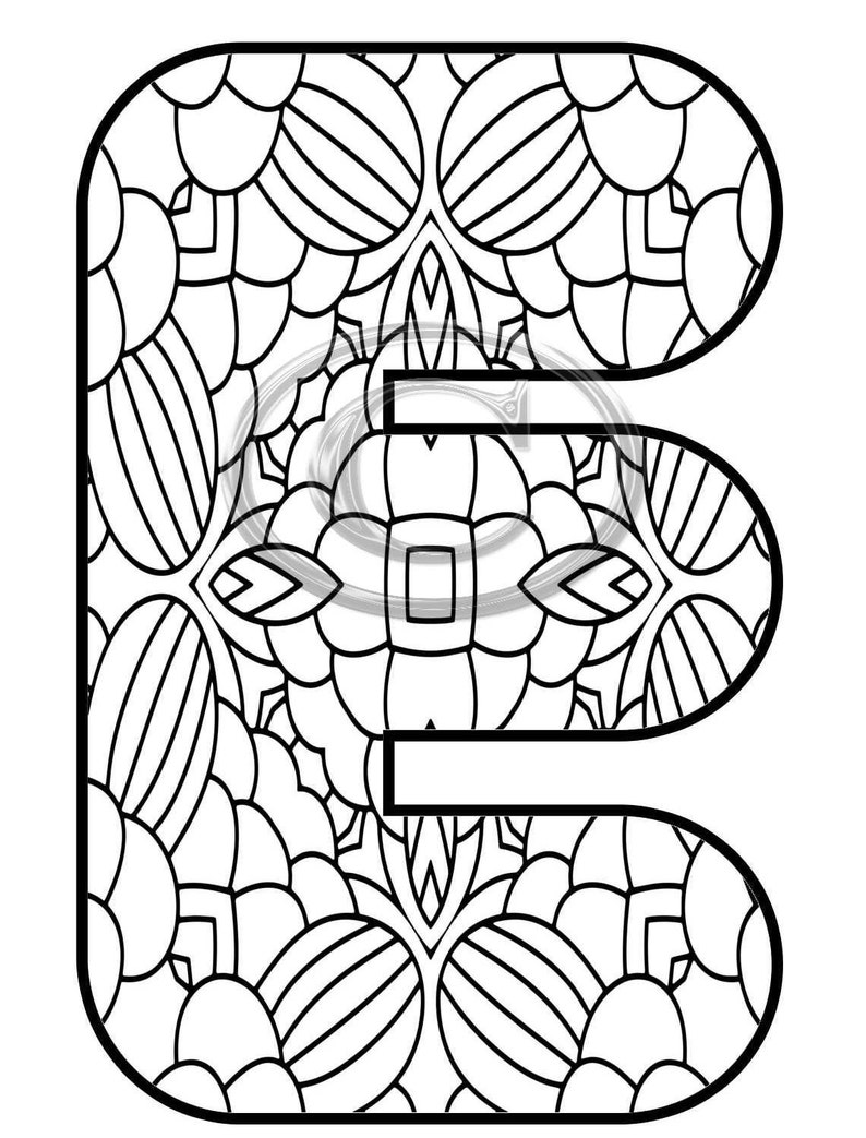 love coloring page printable instant download etsy