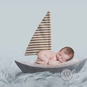 Digital Prop for Newborn Digital background Newborn Photography boat Bed raft sea shell image 1