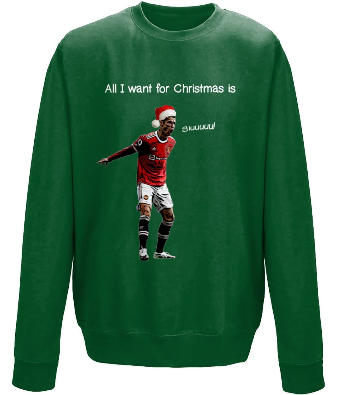 Manchester United Christmas Football Christmas Jumpers 2021 Ruben