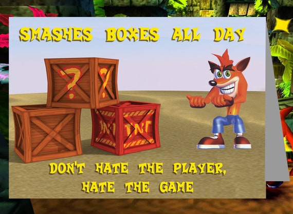 Crash Bandicoot Card 