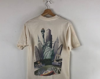 Vintage jaren 90 Across The Sea Of Time-shirt / T-shirt film / American Imax 3D-shirtfilm