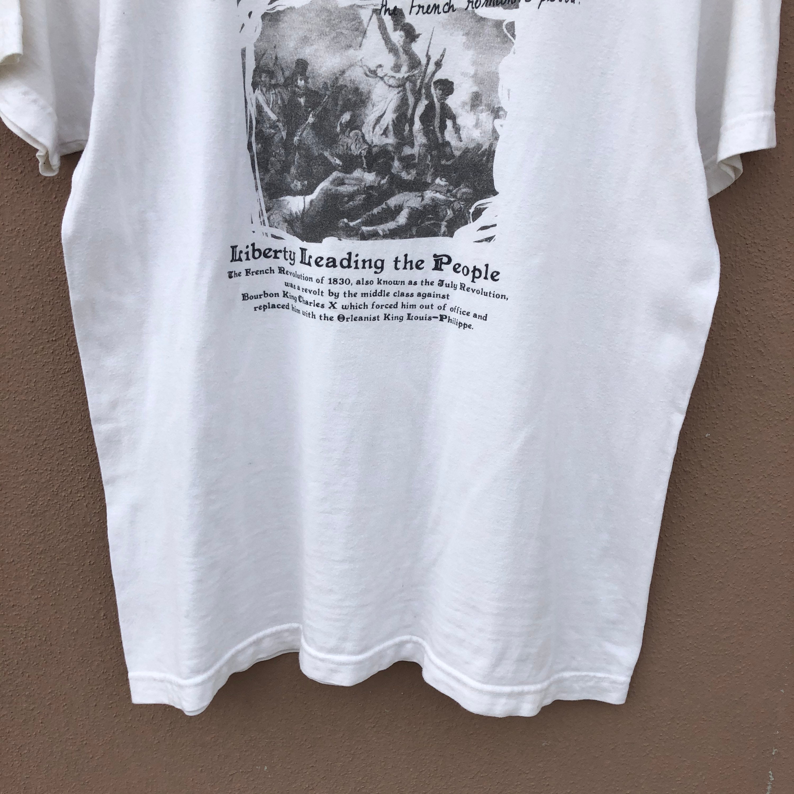 Vintage Eugene Delacroix Shirt / Liberty Leading the People - Etsy