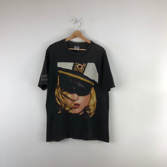 Vintage Madonna Shirt Distressed / the Girlie Show / Herb Ritts 