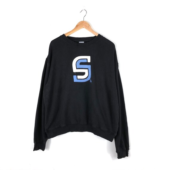 Vintage Stussy Big Logo Sweatshirt / Stussy Crewne