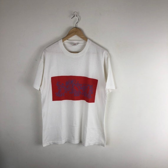 Vintage Keith Haring Shirt / Wemu 89.1fm / Pop Art