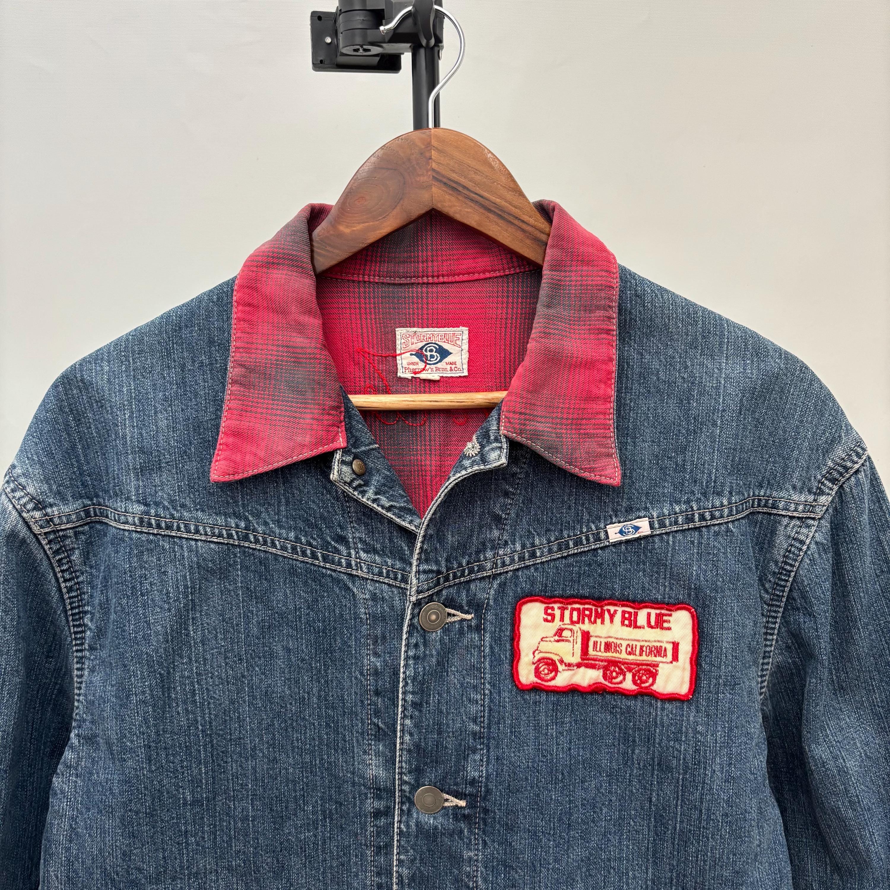 【PHERROW'S】STOMY BLUEワークジャケット Vintage Pherrow's Stormy Blue Jacket / Illinois Cali Keep on