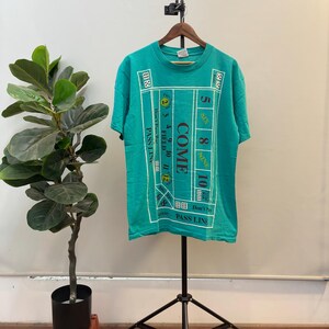 Camiseta vintage de los años 90 con el jugador de cartas de póquer de Andrade, talla L