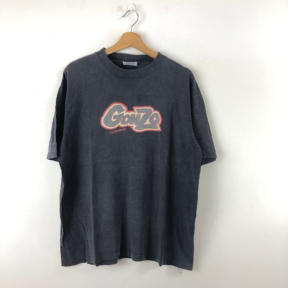 90s 00s GONZO SURF vintage archive 黒tee Vintage 90's Gonzo Shirt