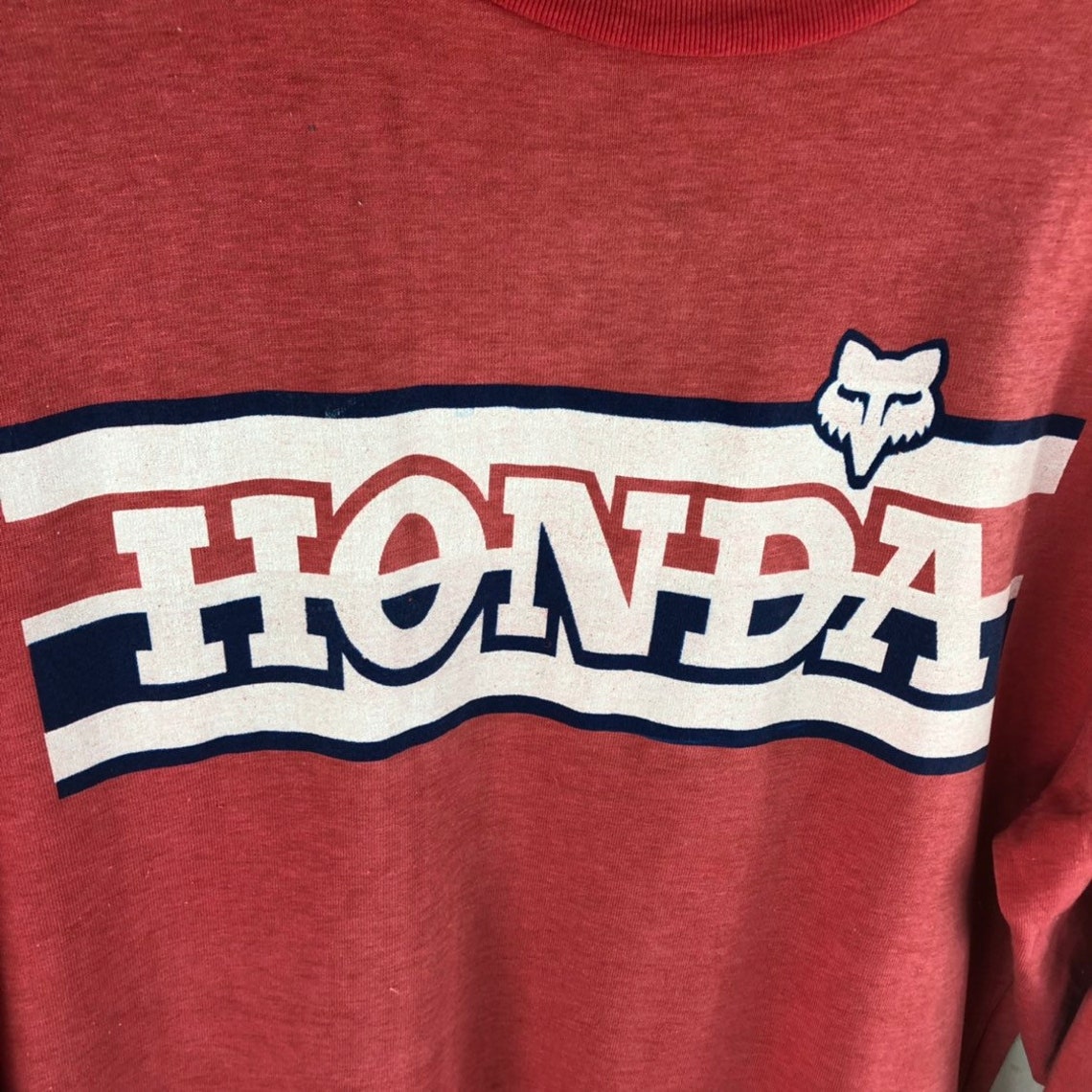 Vintage Honda Fox Racing Shirt Ls / Moto X Jersey / Honda Moto Etsy