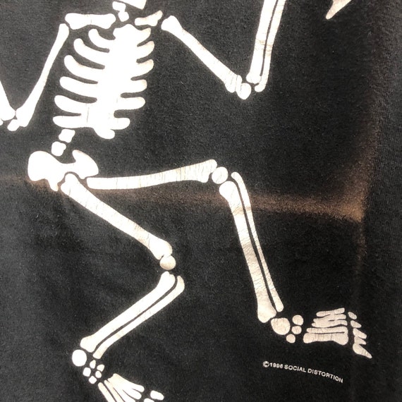 Vintage 90s Social Distortion Shirt / Dancing Skeleton / Punk Rock Band  Size XL - Etsy