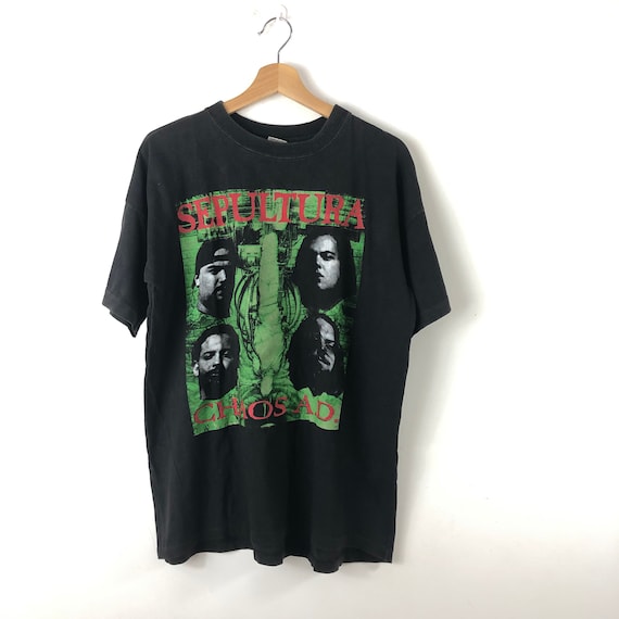 Vintage 90’s Sepultura Shirt / Chaos A.D / Band T… - image 1