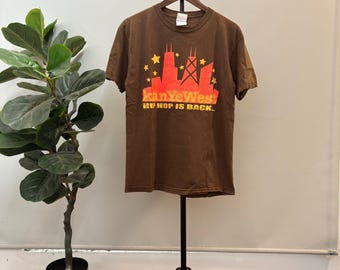Vintage Kanye West Hip Hop Is Back Shirt The Truth Tour / OG Hip Hop Rap Tees Size M