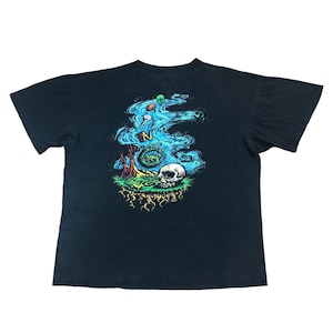 Vintage 90’s Oingo Boingo Shirt / New Wave Band T Shirt Size XL / Dead Skull
