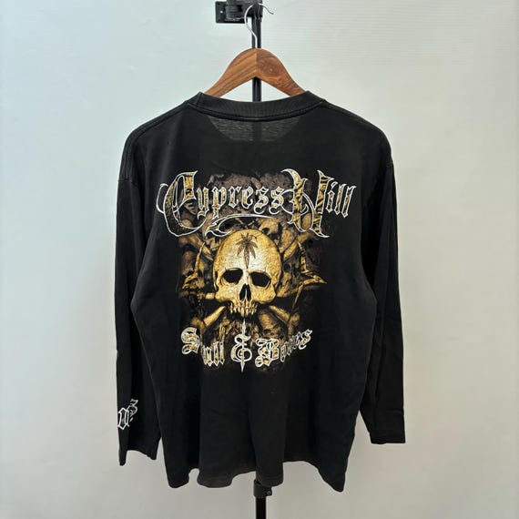Vintage Cypress Hill Skull & Bones Shirt Long Sleeves Vintage Cypress Hill Skull & Bones Shirt Long Sleeves