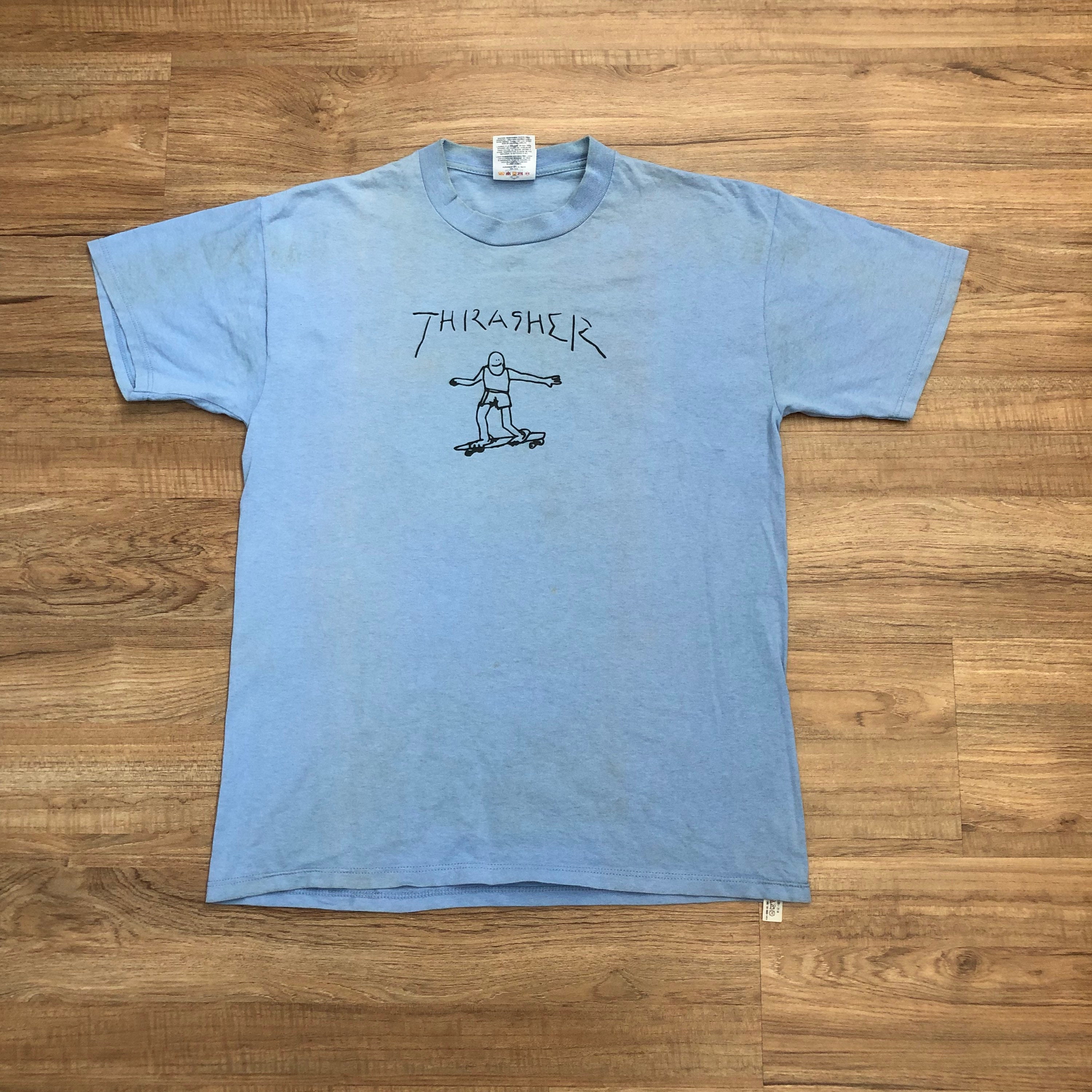 Vintage 90s Thrasher Mark Gonzales Gonz Shirt / Thrasher - Etsy