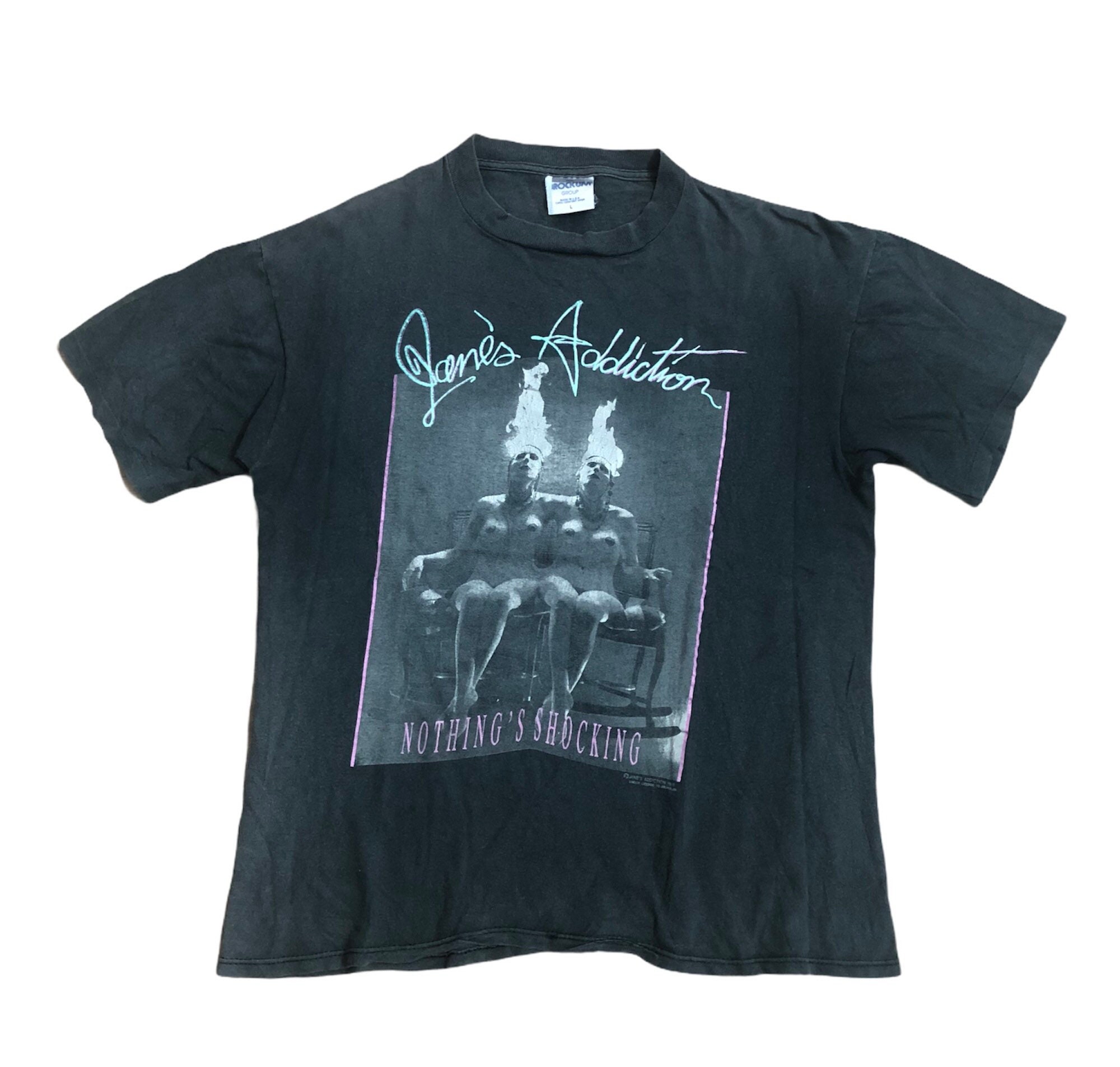 Vintage 80s Janes Addiction Shirt Nothings Shocking Etsy