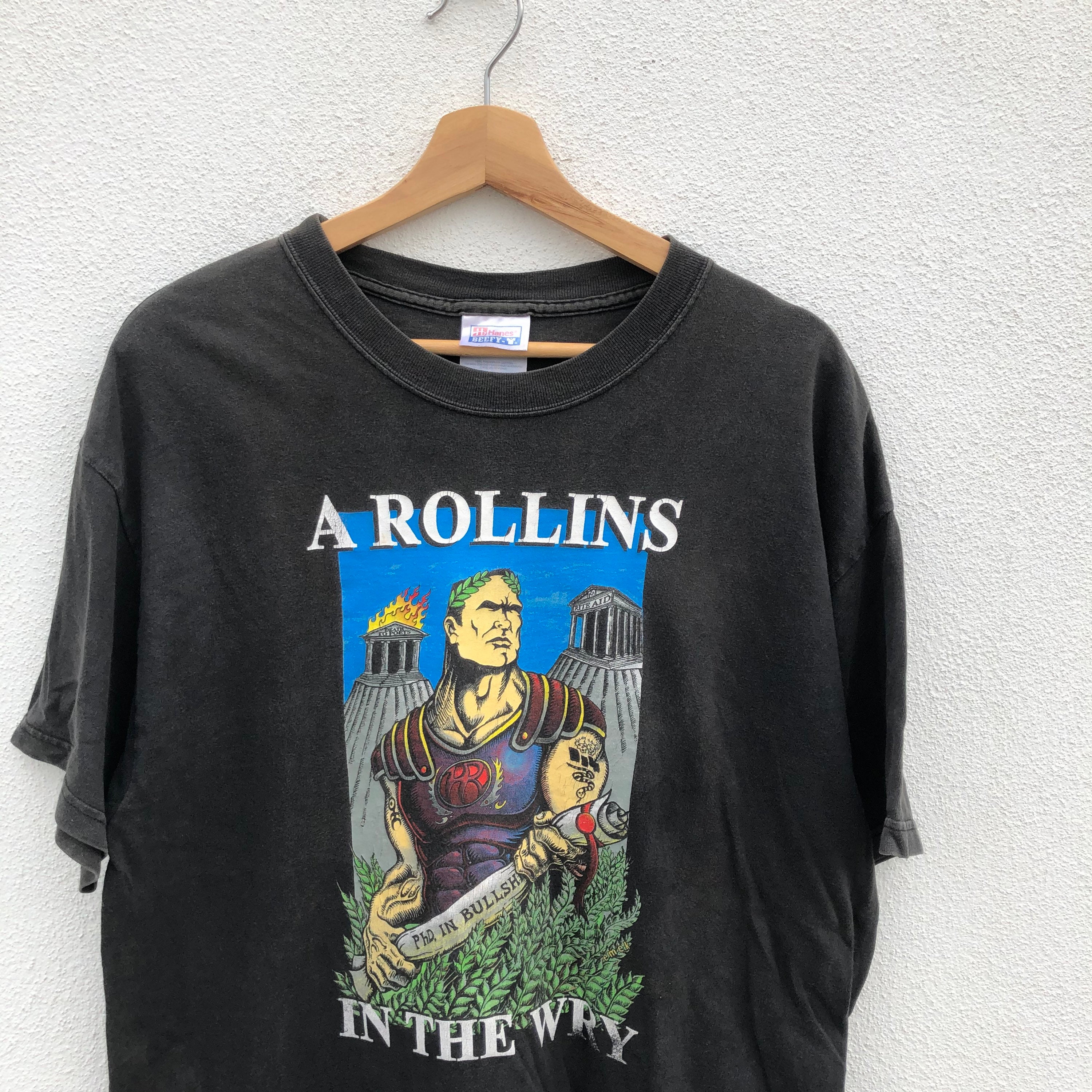 lektier overlap Literacy Vintage Henry Rollins Shirt / A Rollins in the Wry / Band T - Etsy