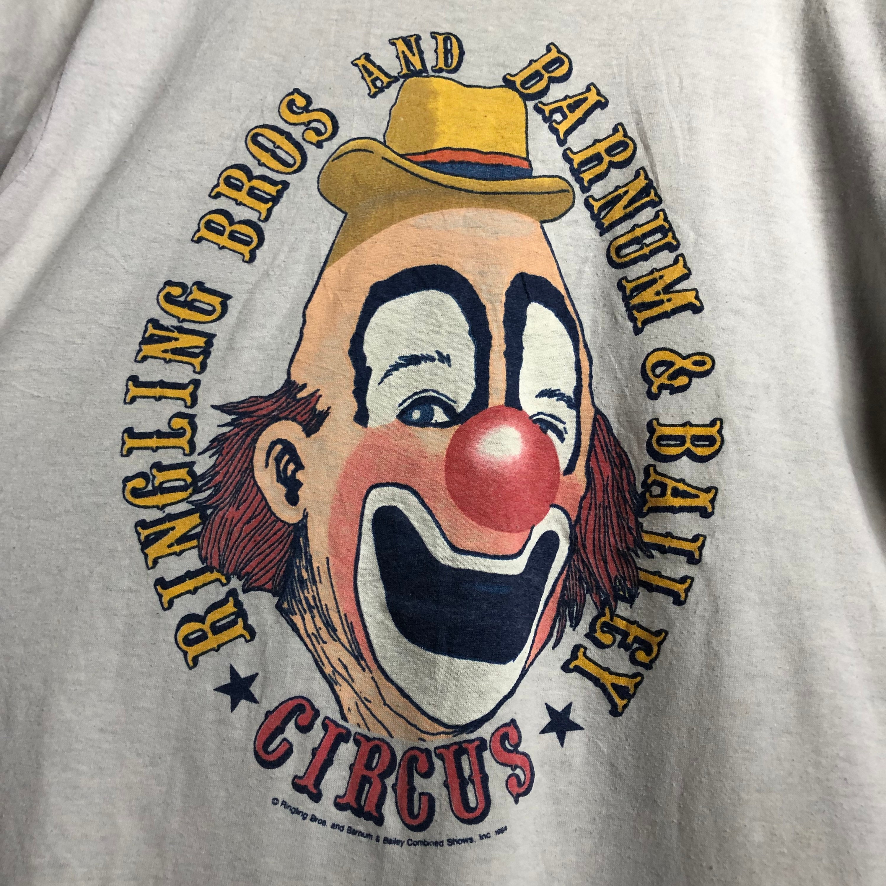 Vintage 80's Ringling Bros Barnum & Bailey Circus Shirt / Clown