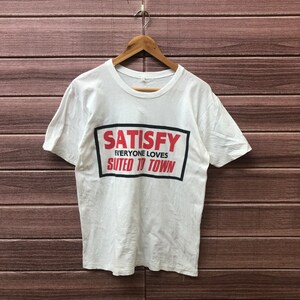 Vintage 90’s Satisfy Everyone Loves Suited To Town Shirt / Word Up Wording Tee
