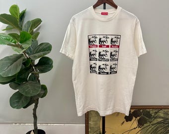 ヴィンテージ バーバラ クルーガー スケートボード スタイル T シャツ