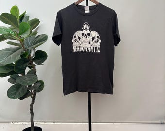 Vintage Nekromantix Shirt / Psychobilly Band Tee Black Size S