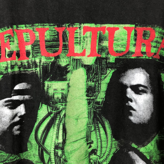 Vintage 90’s Sepultura Shirt / Chaos A.D / Band T… - image 4