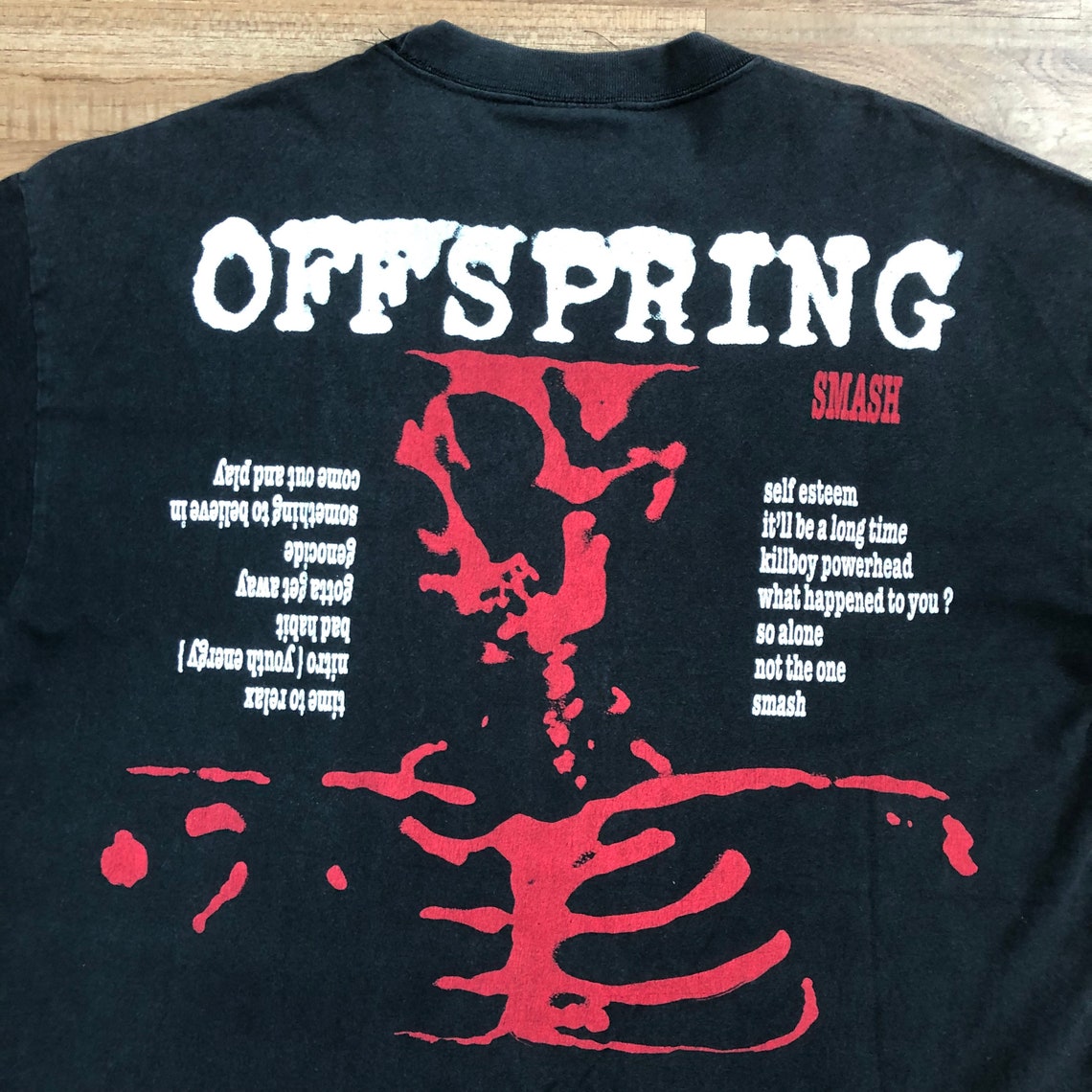 Vintage 90s The Offspring Shirt / Smash Tour / Punk Rock Size | Etsy