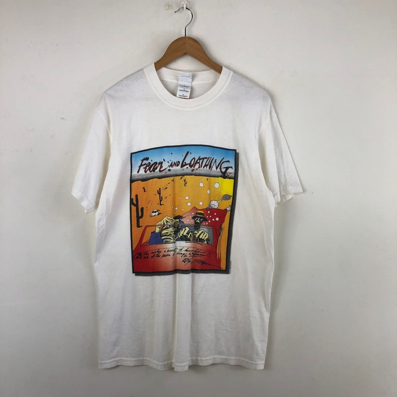 Vintage Fear And Loathing In Las Vegas Shirt Artwork By Ralph Steadman Movie Shirt