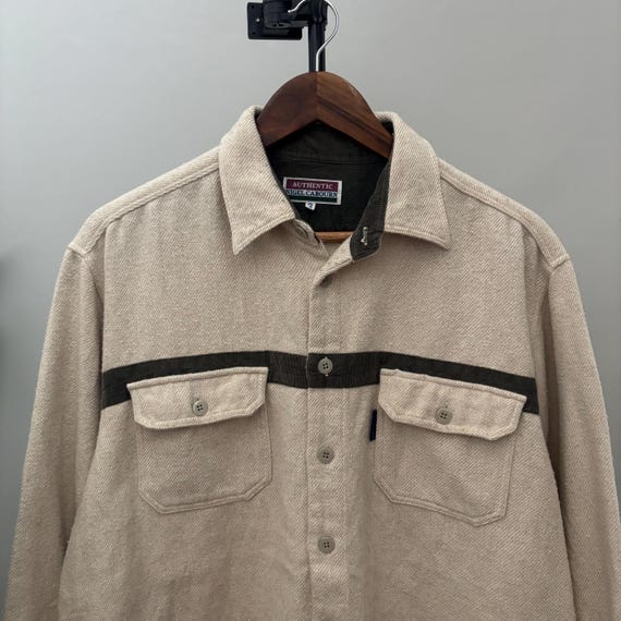 Nigel Cabourn Double Pockets Button Up Shirt Ls /… - image 3