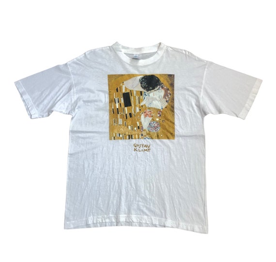 90s Gustav Klimt Shirt / the Painting Tee -