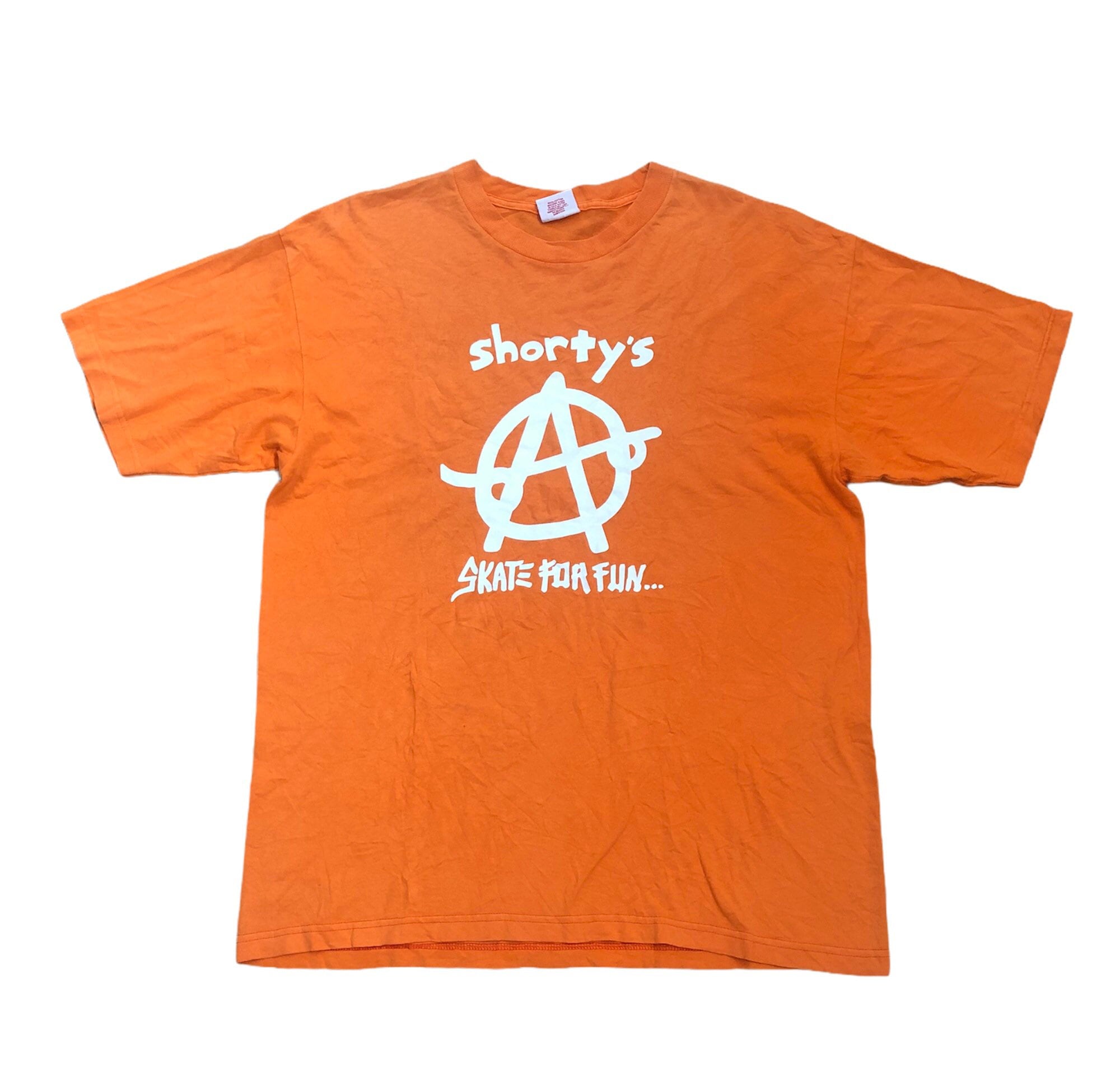 Vintage 90s Shortys Skateboards Shirt Anarchy / Skate for - Etsy