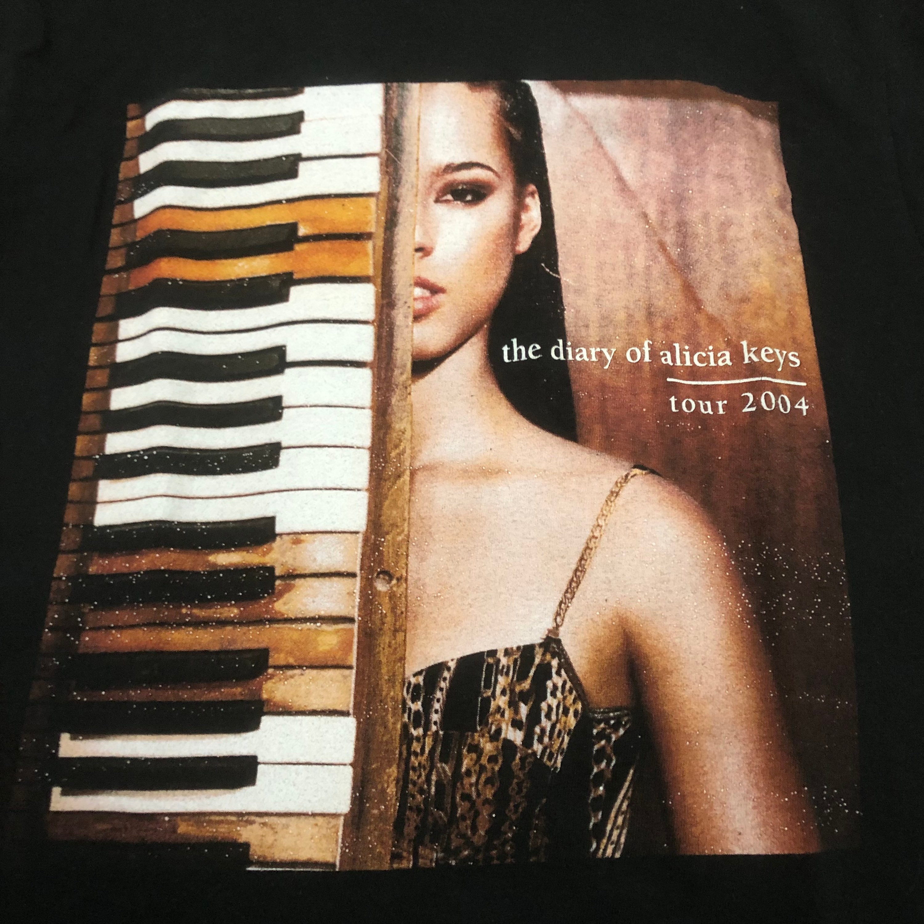 Vintage Alicia Keys Shirt / the Diary of Alicia Keys Tour American 
