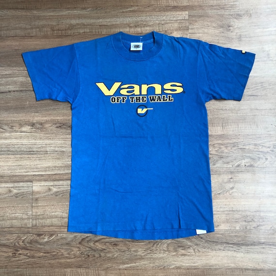 Vintage 90s Vans off the Wall Shirt / Skateboard & Surf Size - Etsy
