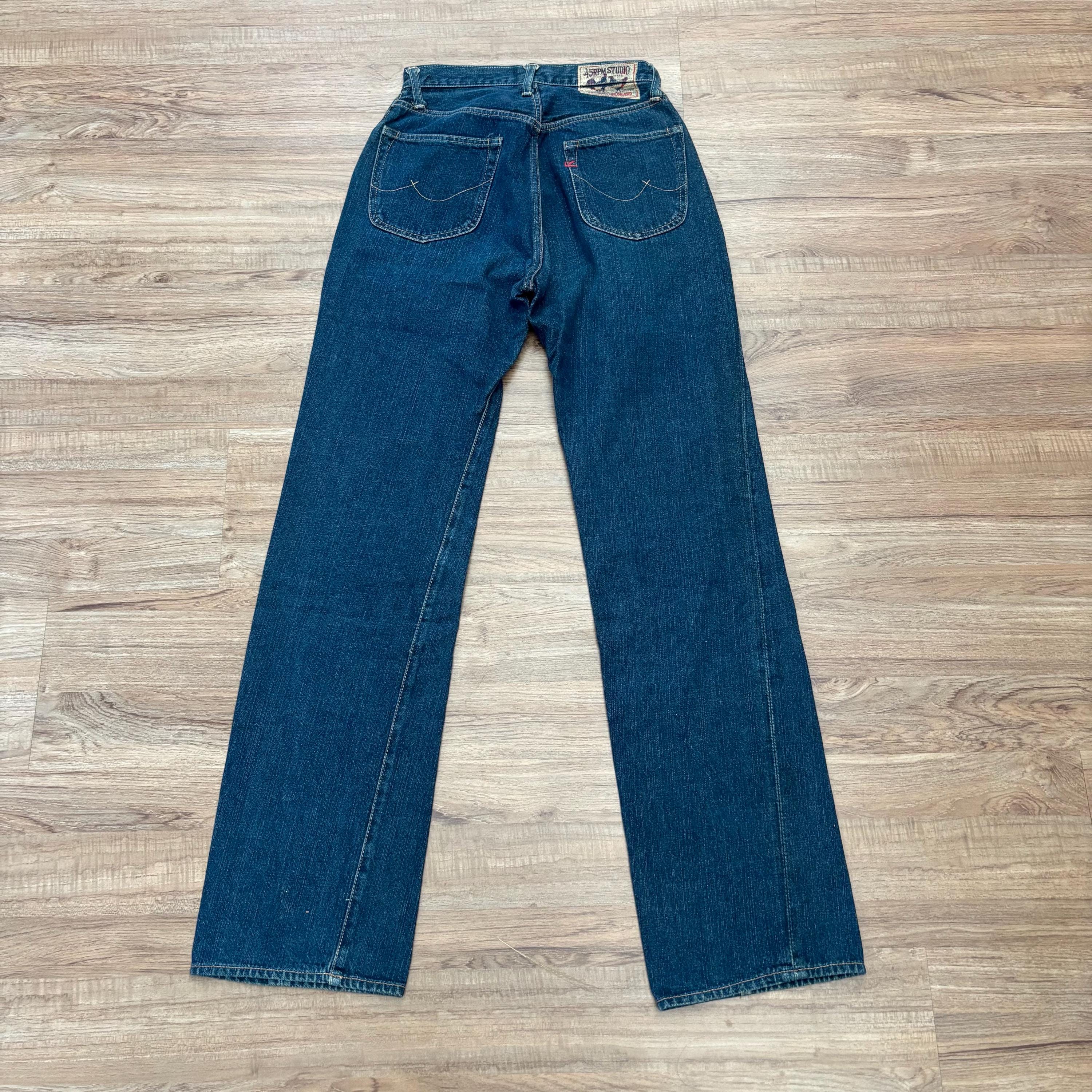 Japanese Jeans 45RPM Jeans Indigo Blue Made in Japan / Denim W26