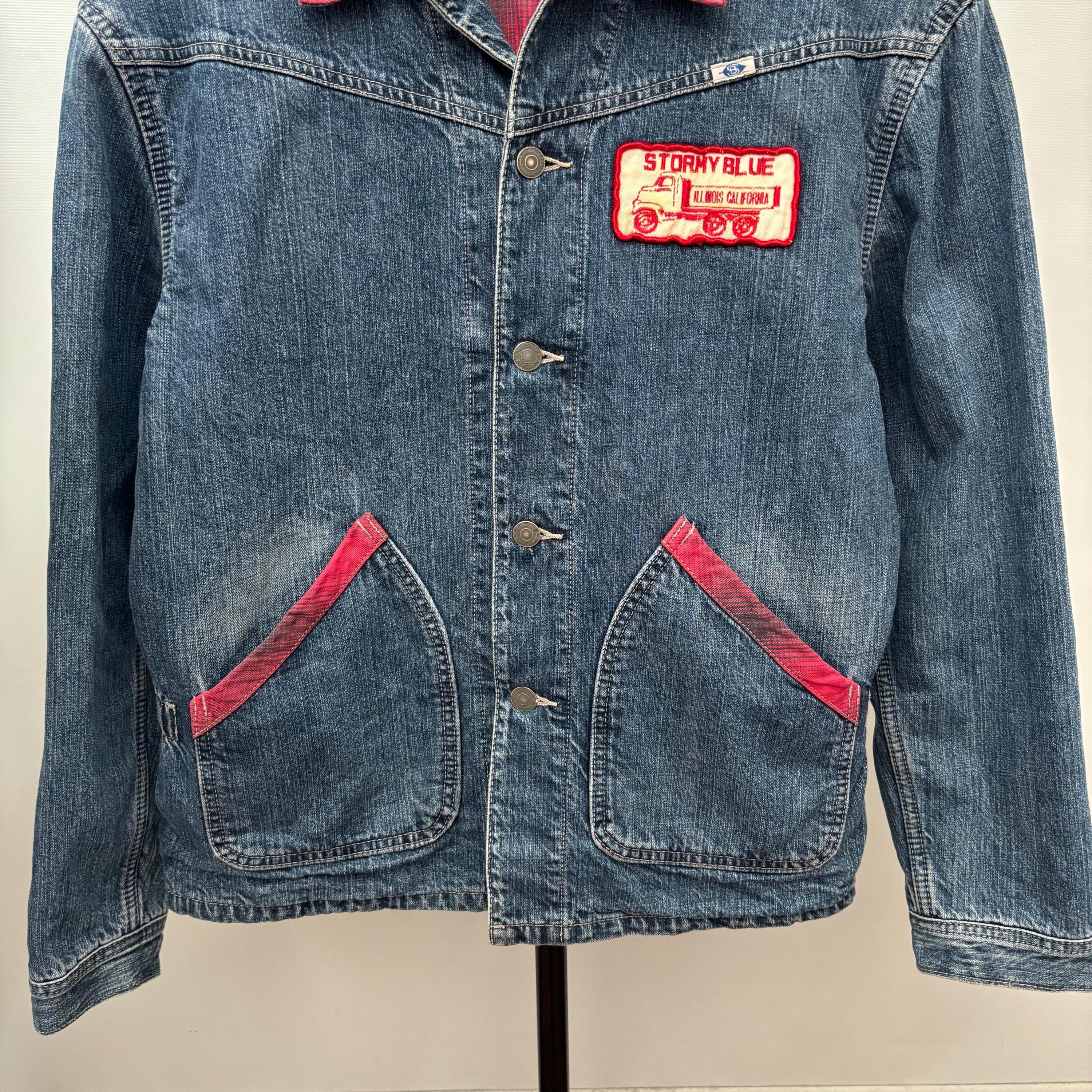 Vintage Pherrow's Stormy Blue Jacket / Illinois Cali Keep on