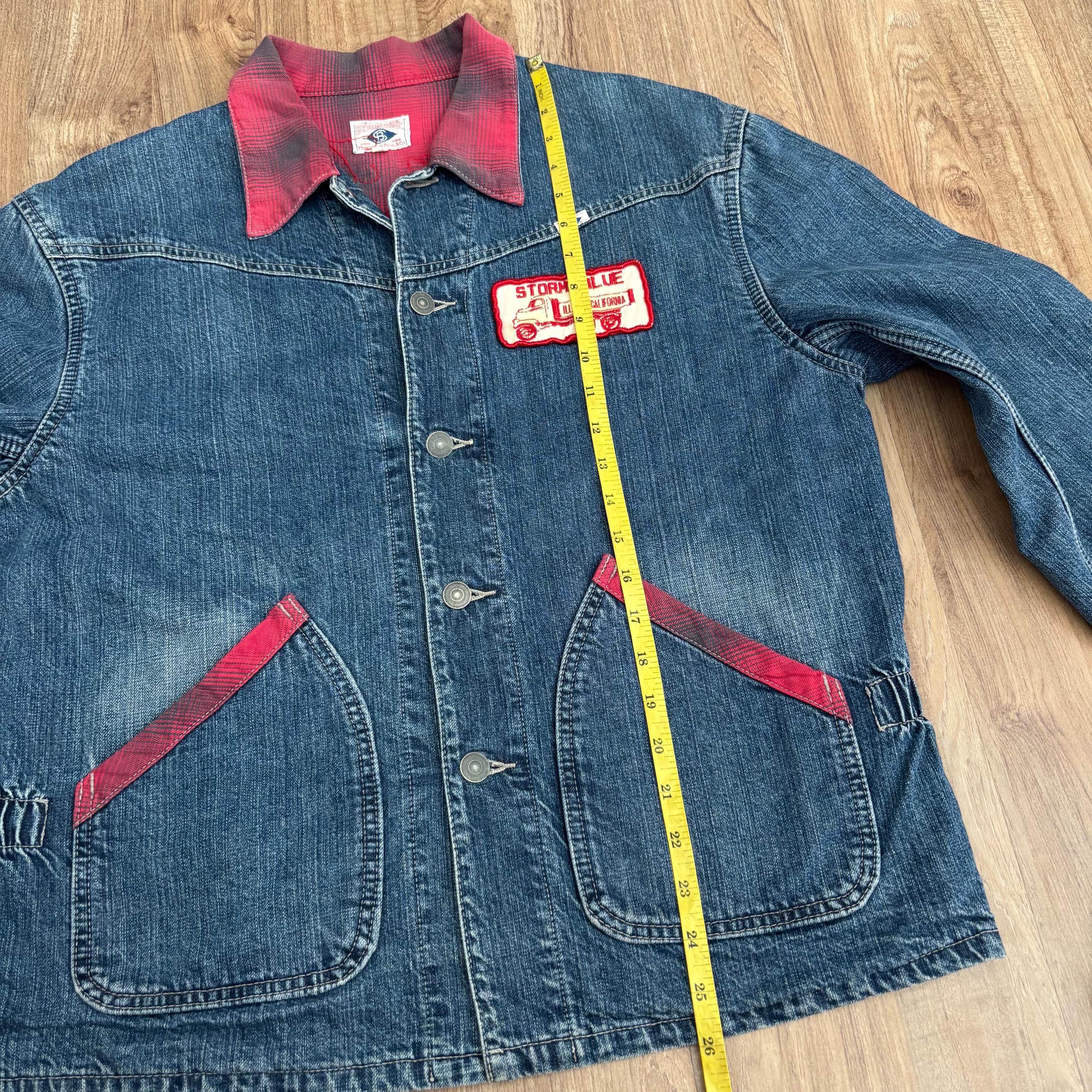 Vintage Pherrow's Stormy Blue Jacket / Illinois Cali Keep on