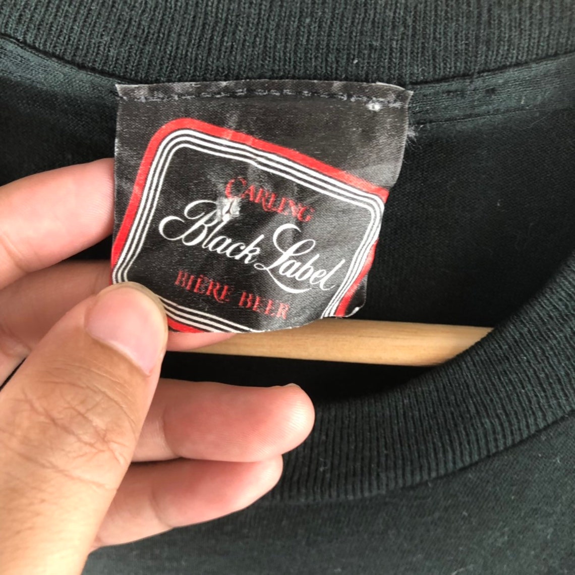 carling black label t shirt