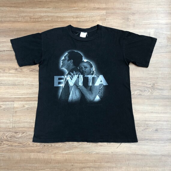 Vintage 90s Evita Shirt / Musical Film Madonna Antonio Banderas 