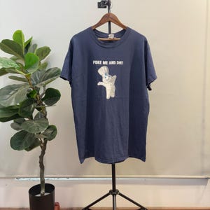 Vintage 90’s Pillsbury Doughboy Shirt / Poke Me And Die Size XL