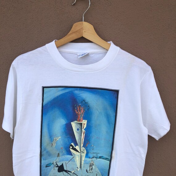 90s サルバドール　ダリ tシャツ ゴッホ　モネ　アートT dali ARTshirt