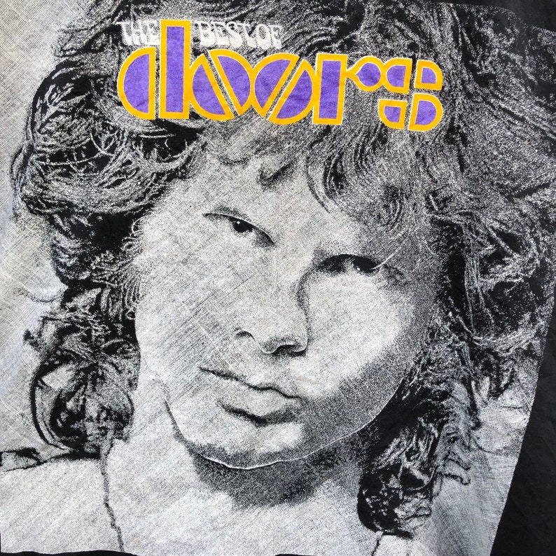 Vintage The Doors Shirt Best Of Doors Jim Morrison Portrait