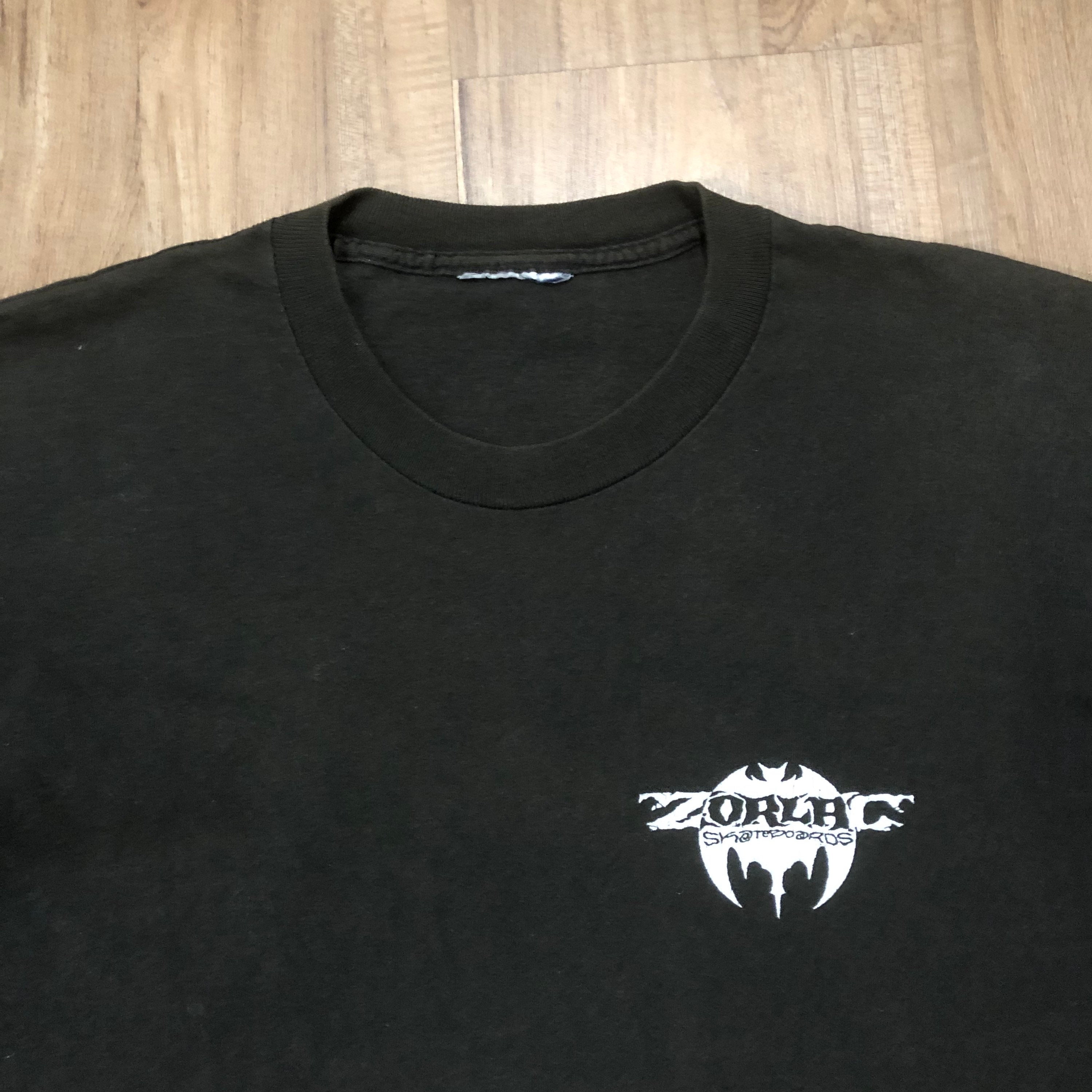 Vintage 90s Zorlac Skateboards Shirt / Zorlac H2O H20 / Nyhc