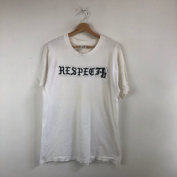 Vintage Skull Skates Shirt / Respect / Old School