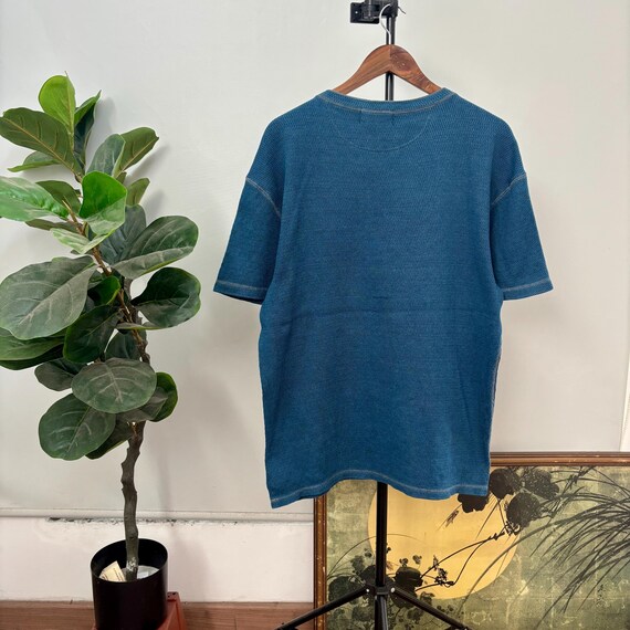 インディゴブルー RRL ラルフローレン ヘンリーシャツ / ダブルRL